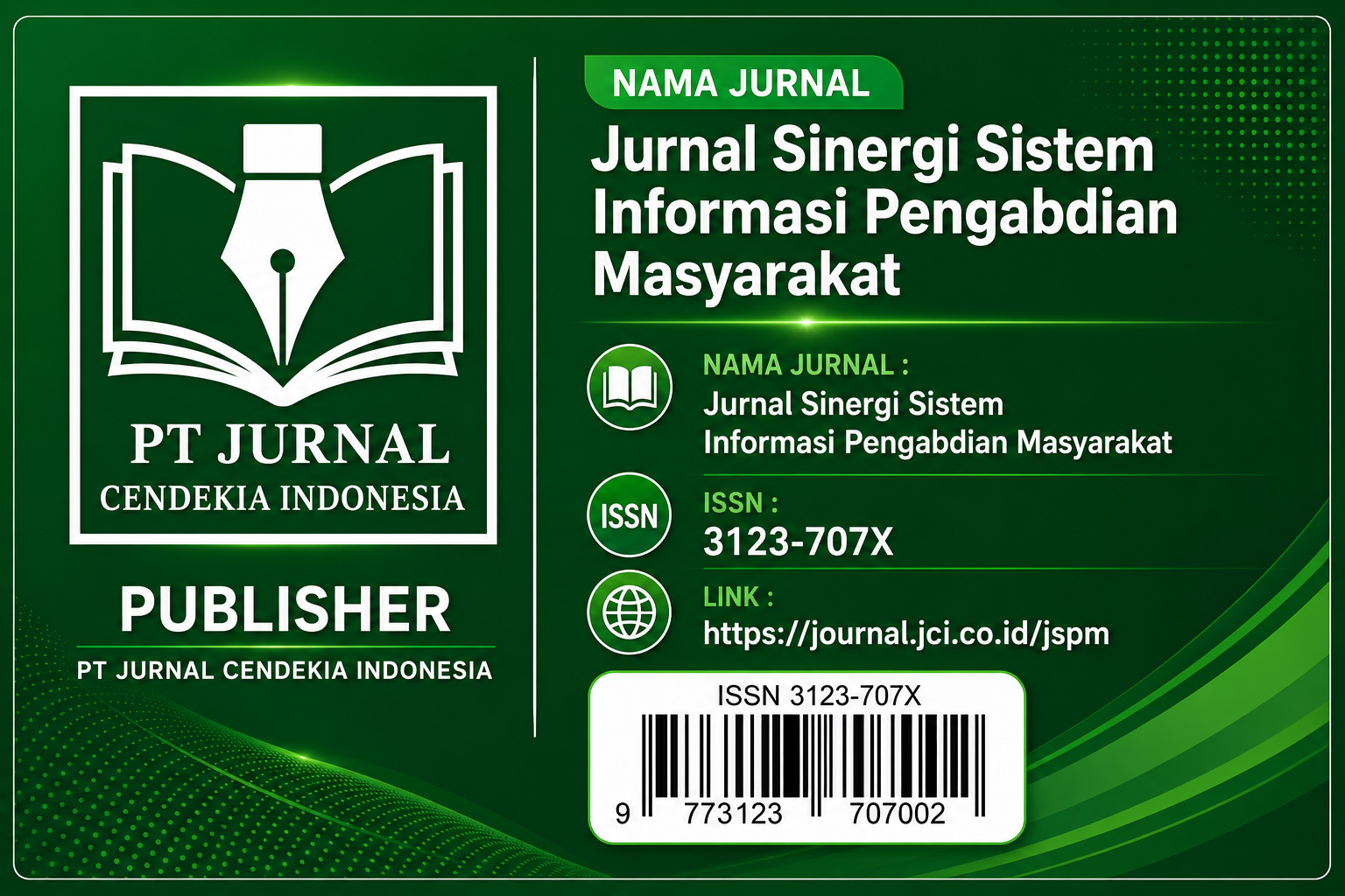 Cover Jurnal Sinergi Sistem Informasi Pengabdian Masyarakat